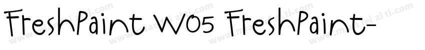 FreshPaint W05 FreshPaint字体转换